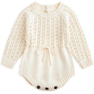 Baby Knit Bodysuit-Size 6-12